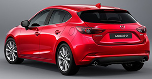 Mazda 3 2018 rear view