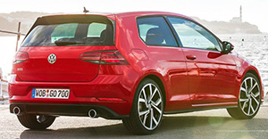 Volkswagen Golf GTI 2017 rear view