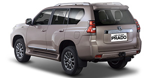 Toyota Land Cruiser Prado 2023 rear view