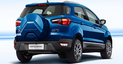 Ford Ecosport 2021 rear view