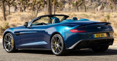 Aston Martin Vanquish Volante 2014 rear view