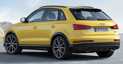 Audi Q3 2017 rear view