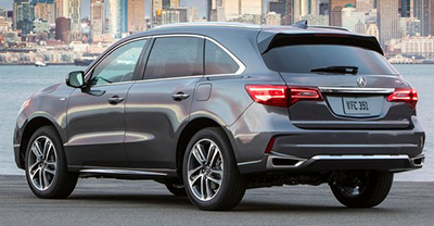 Acura MDX 2017 rear view