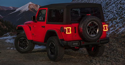 Jeep Wrangler 2018 rear view