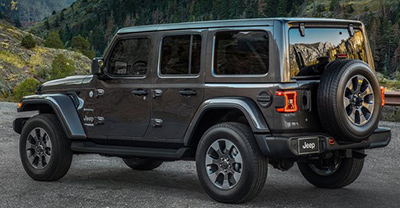 Jeep Wrangler Unlimited 2019 rear view