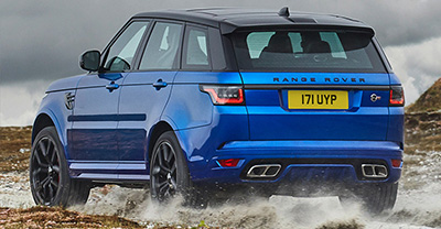 Land Rover Range Rover Sport SVR 2018 rear view