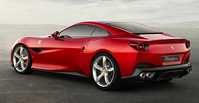 Ferrari Portofino 2019 rear view