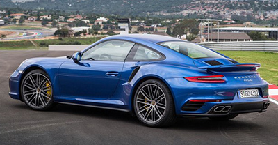 Porsche 911 Turbo 2018 rear view