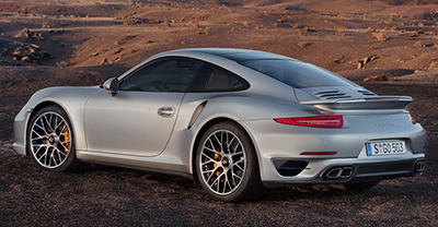 Porsche 911 Turbo 2015 rear view