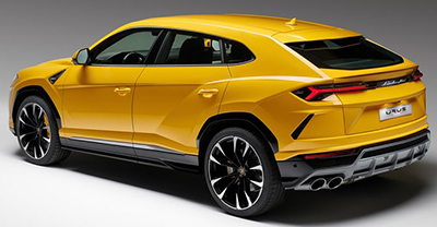 Lamborghini Urus 2020 rear view