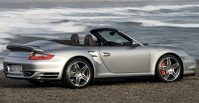 Porsche 911 Turbo Cabriolet 2007 rear view