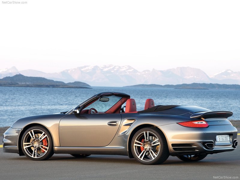 Porsche 911 Turbo Cabriolet 2010 rear view