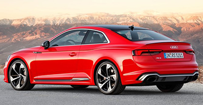 Audi RS 5 2018 rear view