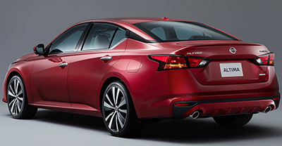 Nissan Altima 2020 rear view