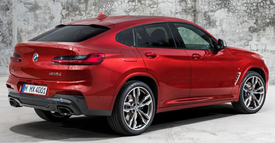 BMW X4 2020 rear view