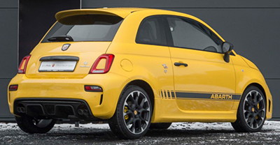 Abarth 595 Competizione 2021 rear view