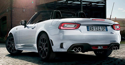 Abarth 124 Spider 2019 rear view