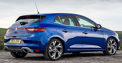 Renault Megane GT 2020 rear view