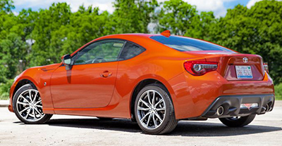 Toyota 86 2019 rear view