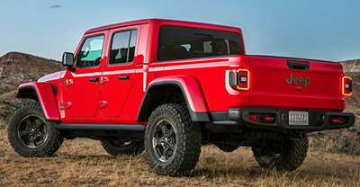 Jeep Gladiator 2022 rear view