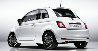 Fiat 500 2023 rear view