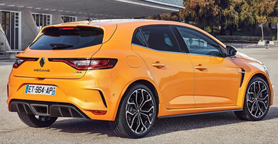 Renault Megane RS 2019 rear view