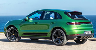 Porsche Macan 2020 rear view