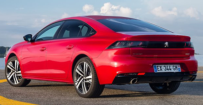 Peugeot 508 2019 rear view