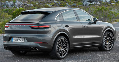 Porsche Cayenne Coupe 2023 rear view