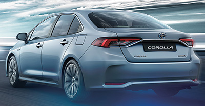 Toyota Corolla 2023 rear view