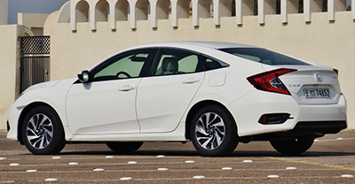 Honda Civic 2019 rear view