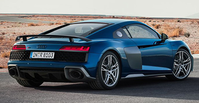 Audi R8 2024 rear view