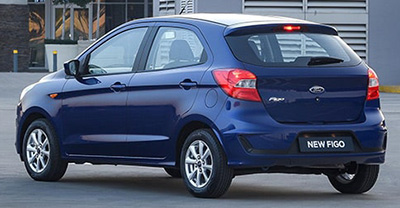 Ford Figo 2022 rear view