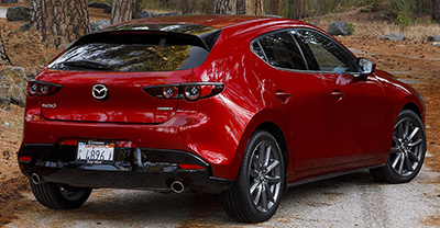 Mazda 3 2020 rear view