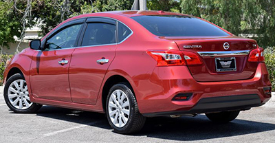 Nissan Sentra 2021 rear view