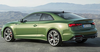 Audi A5 Coupe 2022 rear view