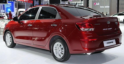 Kia Pegas 2020 rear view