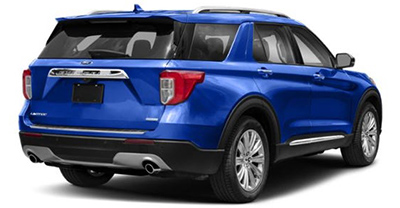 Ford Explorer 2020 rear view