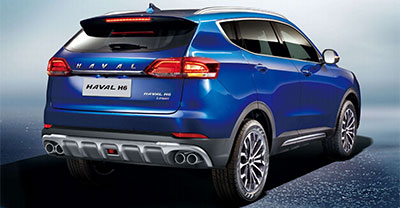 Haval H6 2019 rear view