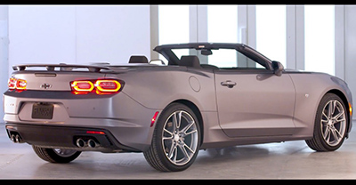 Chevrolet Camaro Convertible 2019 rear view