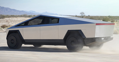 Tesla Cybertruck 2024 rear view