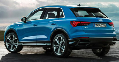 Audi Q3 2024 rear view