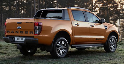 Ford Ranger 2022 rear view