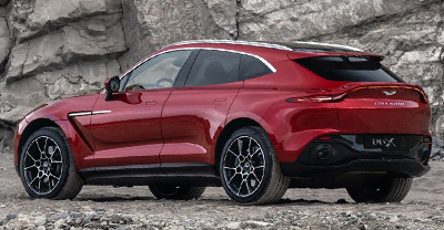 Aston Martin DBX 2021 rear view