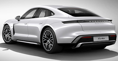 Porsche Taycan 2023 rear view