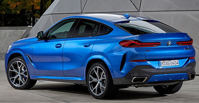 BMW X6 2021 rear view