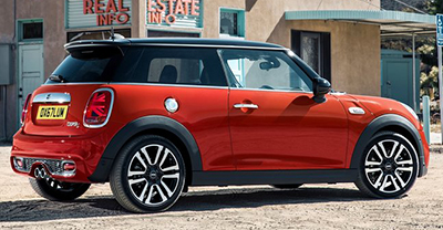 Mini Cooper 2020 rear view