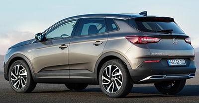 Opel Grandland X 2020 rear view