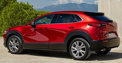 Mazda CX-30 2022 rear view