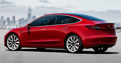 Tesla Model 3 2023 rear view